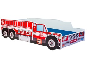 Bild på Kobi Barnsäng Riko med Madrass Fire Brigade 140x70 cm