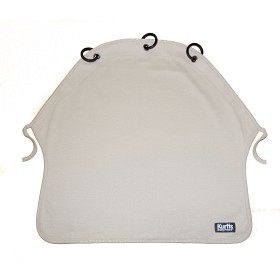 Bild på Kurtis Baby Peace Barnvagnsdraperi (Plain Grey)