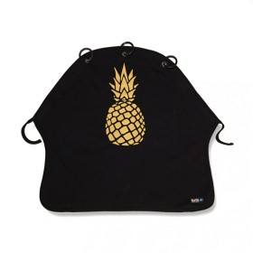 Bild på Kurtis Baby Peace Barnvagnsdraperi (Pineapple Guld/Svart)