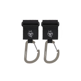 Bild på Lässig Cas Barnvagnskrokar 2-pack (Black)