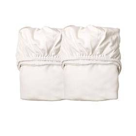 Bild på Leander Underlakan Vagga 2-pack (Vit)