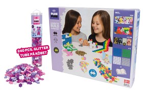 Bild på Plus Plus Learn to Build Super set Basic + Glitter tube