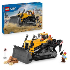 Bild på LEGO City Big Vehicles 60466 Gul bulldozer