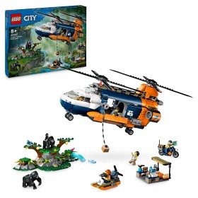 Bild på LEGO City Exploration 60437 Djungelhelikopter och basläger