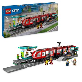 Bild på LEGO City Trains 60423 Spårvagn och station