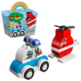 Bild på LEGO DUPLO My First 10957 Brandhelikopter och polisbil