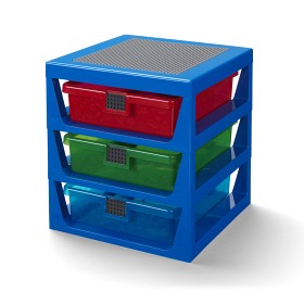 Bild på LEGO Förvaringshylla med 3 Lådor (Blue)