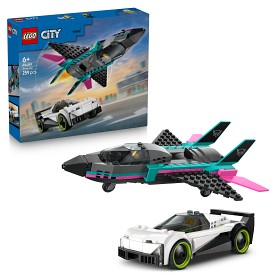 Bild på LEGO City 60489 Jetplan mot bil