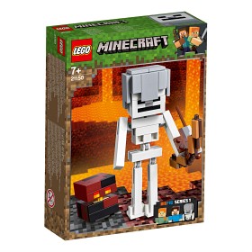 Bild på LEGO Minecraft 21150 BigFig skelett med magmakub