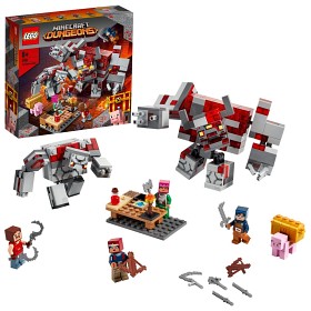 Bild på LEGO Minecraft 21163 Rödstensstriden