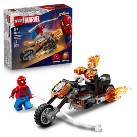 Bild på LEGO Super Heroes 76335 Spider-Man mot Ghost Rider på motorcykel