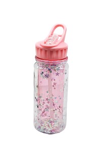 Bild på Leklyckan Vattenflaska Glitter (Rosa)