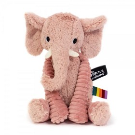 Bild på Les Deglingos Gosedjur Elefant (Rosa)