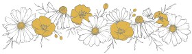 Bild på Lilipinso Wallstickers Flowers Braid