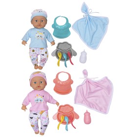 Bild på Lillan & Friends Babydockor Tvillingar Max & Mia 33 cm