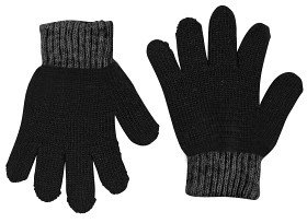 Bild på Lindberg Sundsvall Ull Fingervantar 2-pack (Svart)