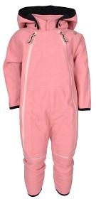 Bild på Lindberg Vindel Babyoverall Vindfleece (Rose)