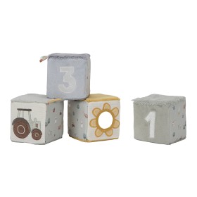 Bild på Little Dutch Plyschtärningar 4-pack Little Farm