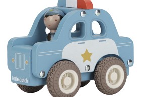 Bild på Little Dutch Polisbil med trädocka
