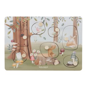 Bild på Little Dutch Pussel med ljud Forest Friends