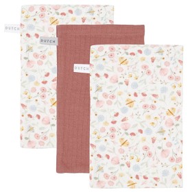 Bild på Little Dutch Tvättlappar Muslin 3-Pack (Flowers & Butterflies)