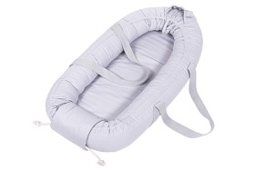 Bild på Little Louie Milo Babynest med handtag (Grå)