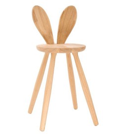 Bild på Little Louie Molly Juniorstol 50 cm (Natur)