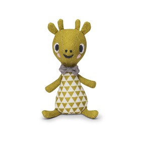 Bild på Littlephant Mini linnedocka Gio the Giraffe (Gul)