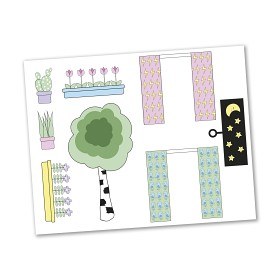 Bild på Lundby Stickers Blommor