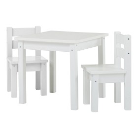 Bild på Hoppekids Mads Barnbord och Stolar (White)