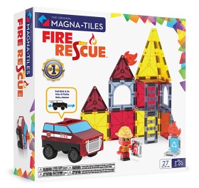 Bild på Magna-Tiles Brand- och räddningsstation 27 delar
