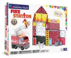 Bild på Magna-Tiles Brandstation 50 delar