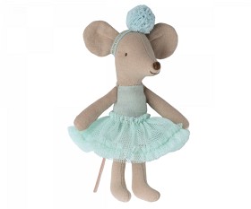 Bild på Maileg Ballerina Lillasyster Mus (Light Mint)