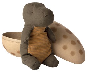 Bild på Maileg Gantosaurus i ägg Medium (Dusty Green)
