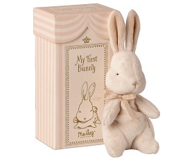 Bild på Maileg Min första kanin i ask (Dusty rose)