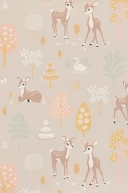 Bild på Majvillan Tapet Golden woods (Dusty lilac)