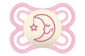 Bild på MAM Perfect Night Napp 0-6m silikon (Rosa)