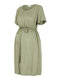 Bild på Mamalicious Mariet Klänning (Oil Green)