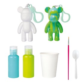 Bild på Marbleous Marble Bear pouring keyring kit 6 st