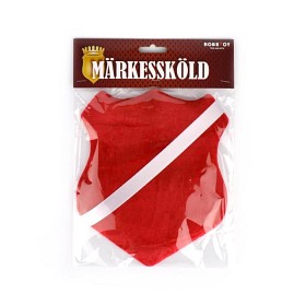 Bild på Märkessköld 25 cm (Röd)
