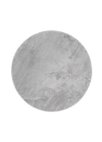 Bild på Matta Soft Rund 120 cm (Silver)