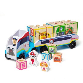 Bild på Melissa & Doug Paw Patrol Lastbil med ABC träklossar
