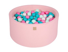 Bild på MeowBaby Bollhav 90x40 cm med 250 bollar (Unicorn)