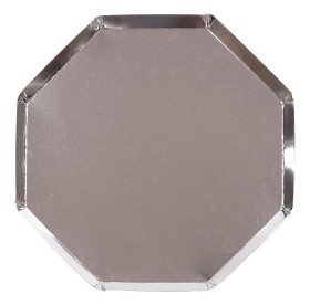Bild på Meri Meri Papptallrik 8-pack (Silver)