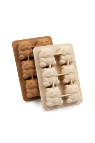 Bild på Mikk-line Iskubsbricka Silikon 2-pack (White Swan/ Brown Sugar)