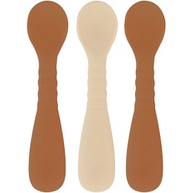Bild på Mikk-line Silikonskedar 3-pack (White Swan/ Brown Sugar)