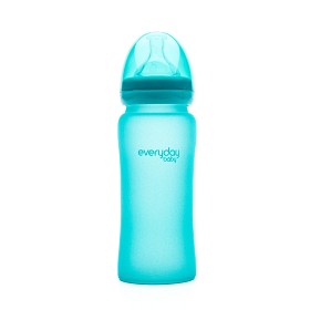 Bild på MilkHero - Nappflaska Glas 300ml (Turkos)
