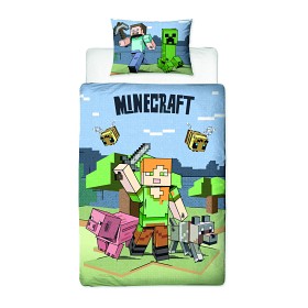 Bild på Minecraft Påslakanset 150x210 cm (Multi)
