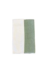 Bild på Mini Dreams Sköthandduk 2-pack (Grön/Vit)