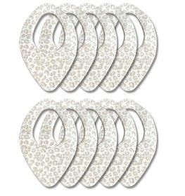 Bild på Mini & Me Sweden Engångsdregglisar 10-pack (Leopard Beige)